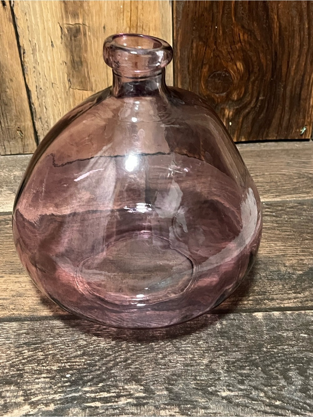 Amethyst Glass Bud Vase